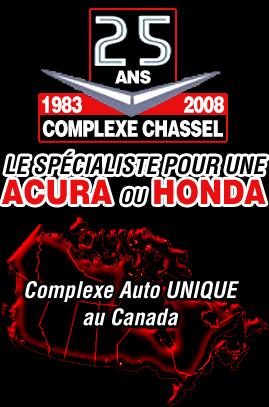 Auto usagé St-Hubert chez le complexe auto chassel acura honda